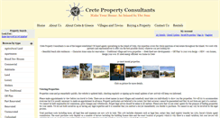 Desktop Screenshot of creteproperty.co.uk